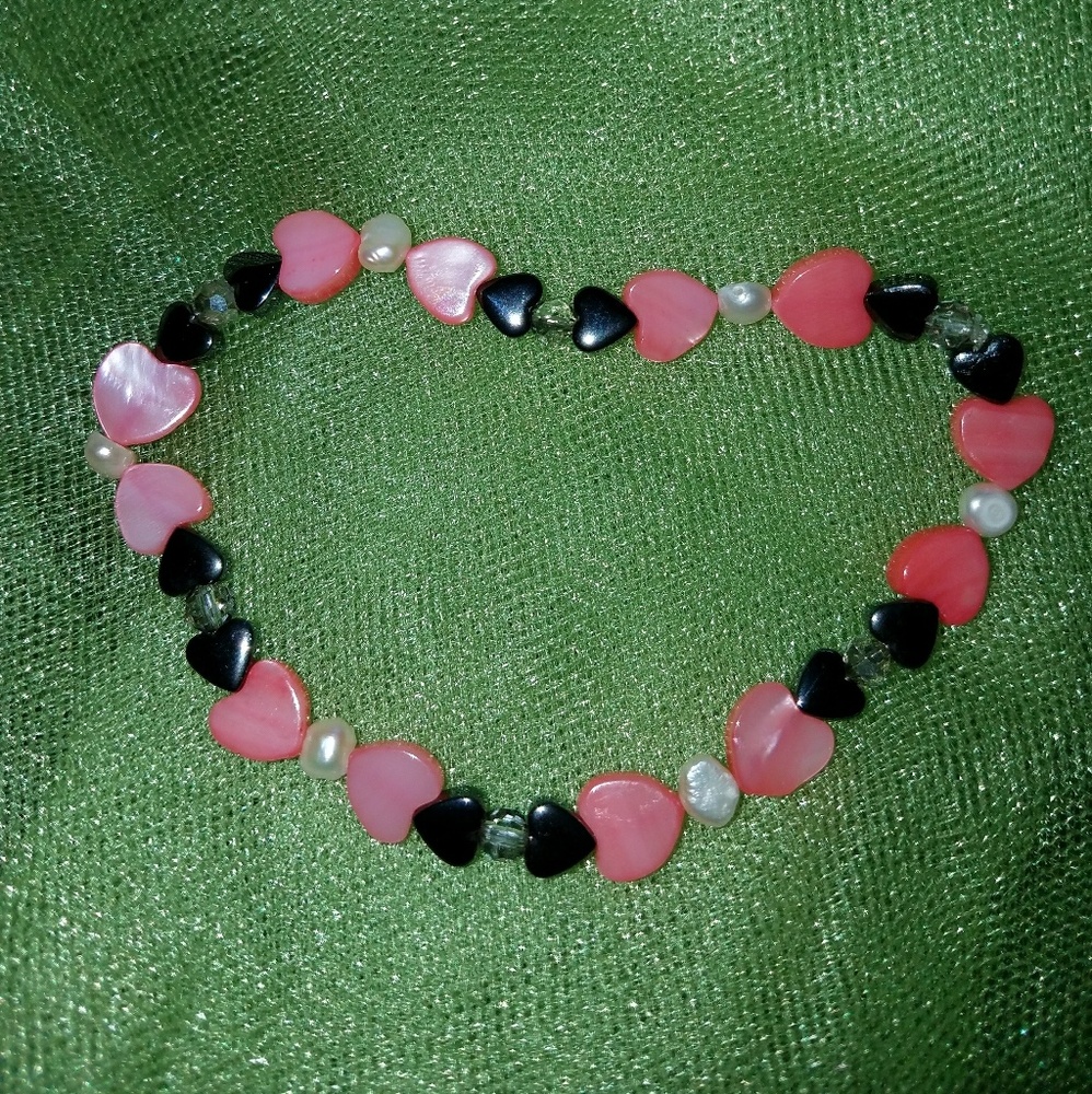 Bracelet with all natural beads